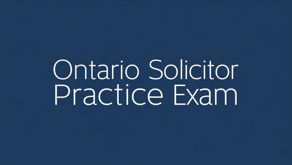 Solicitor Mock Exam - Feb 2025